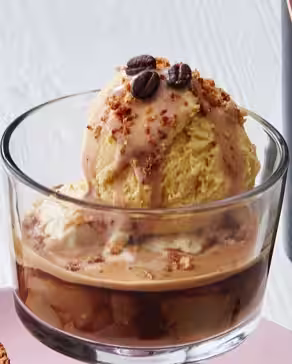 Florentine-style Affogato with Baileys